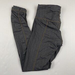 Prana Charcoal Geometric Leggings